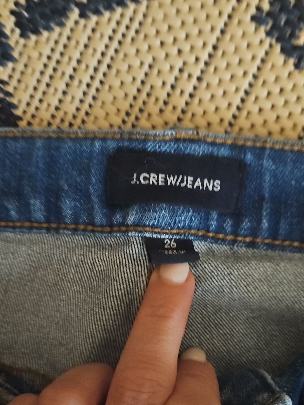 J. Crew Women's Straight-Leg Jeans in Medium Blue Denim - Picture 5 of 8